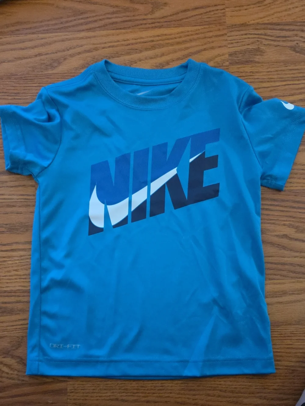 Nike Bright Blue Logo Short Sleeve Tee